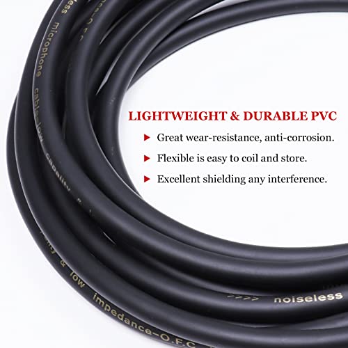 HBU Pack of 1 20 Feet SpeakOn to XLR Female Cable - 1pc Microphone Speak-ON Male Plug to 3 Pin XLR Extension Wire - Pro Audio Jack Mic Wiring with Twist Lock 20ft. - Image 5