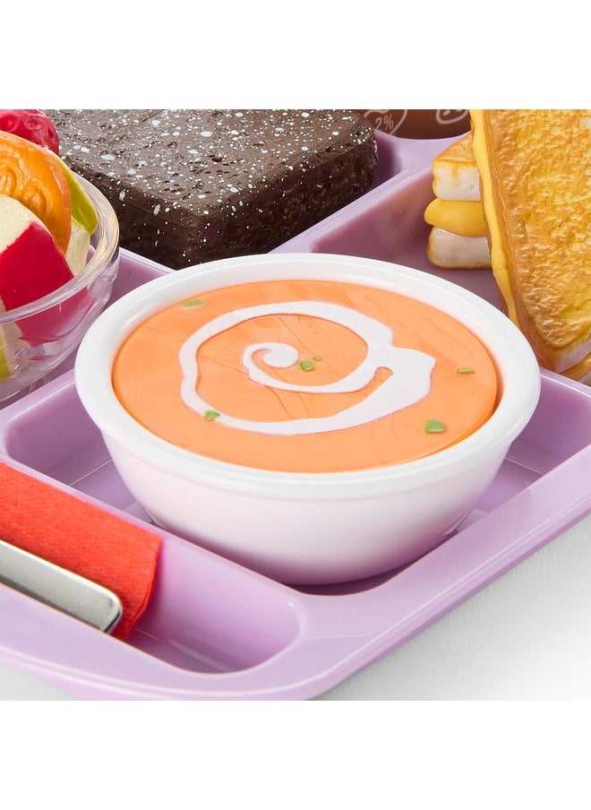 American Girl - Truly Me 18-Inch Doll Hungry For Hot Lunch Playset With Sandwich, Soup, Fruit, And Brownie, For Ages 6+ - Image 1