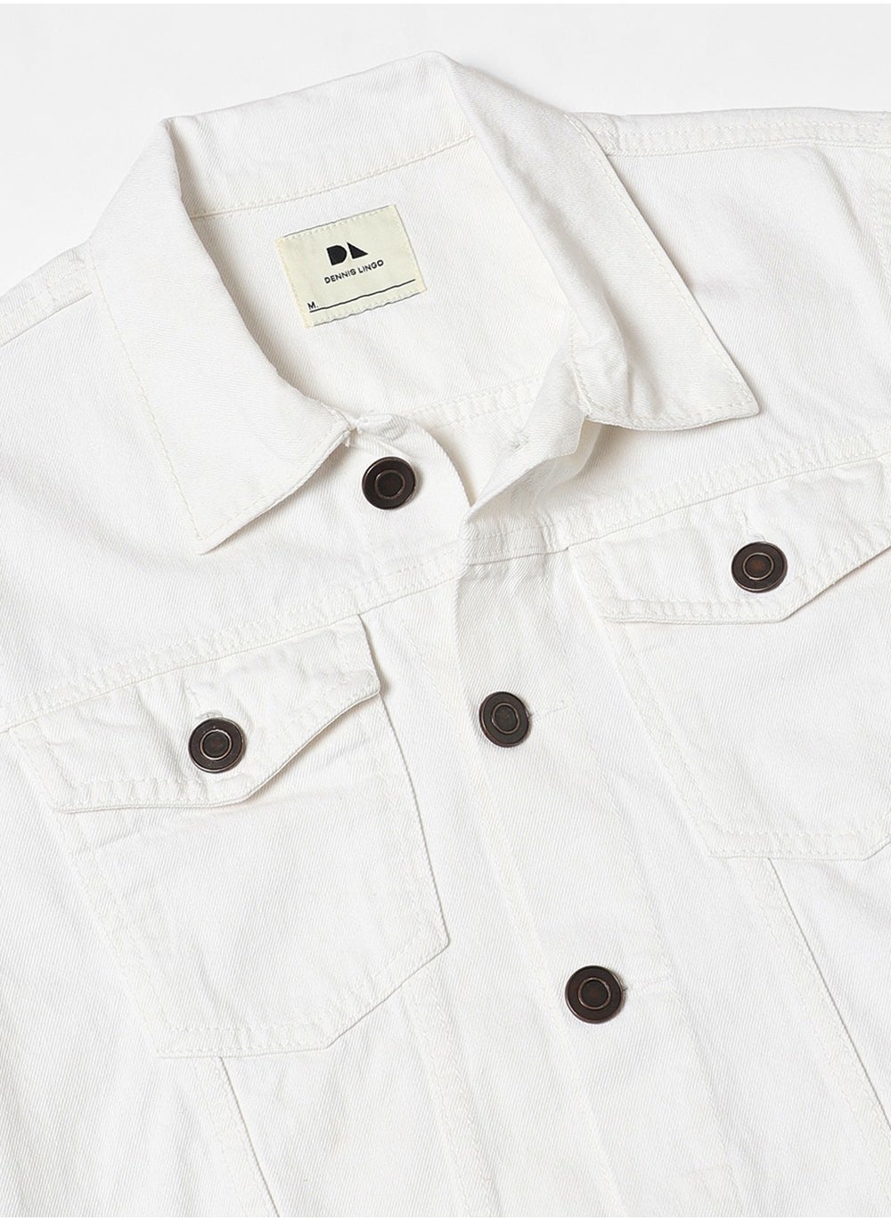 Men's White Regular Fit Cotton Denim Jacket - https://f.nooncdn.com/p/pzsku/Z9F1628F7F3F3796DFD78Z/45/_/1723633283/fa7b386b-ad35-44a1-8e35-db73532bb560.jpg?width=original