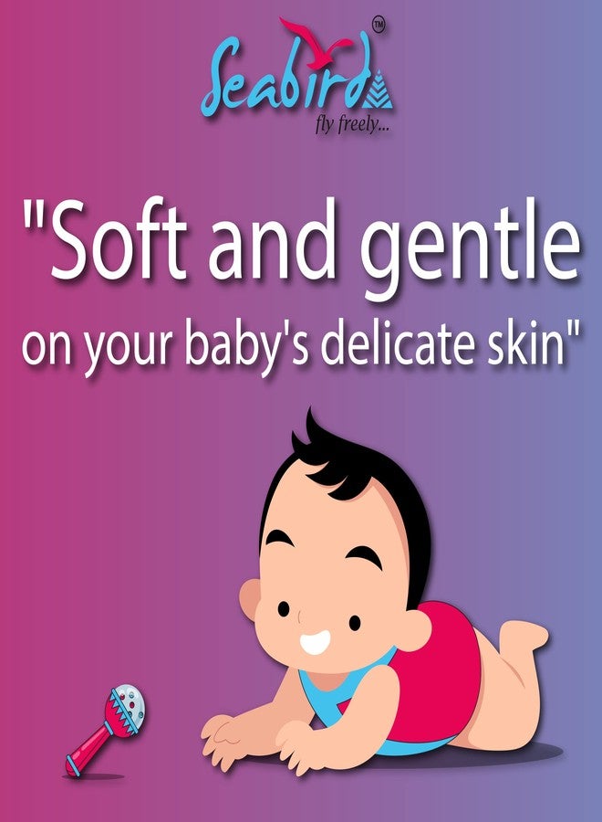 Seabird Premium Cottony Born Babies Cloth Diaper & Insert Reusable & Washable Made By Bamboo Fabrics With 5 Layer Insert/Pad Pack Of 1 - Image 4