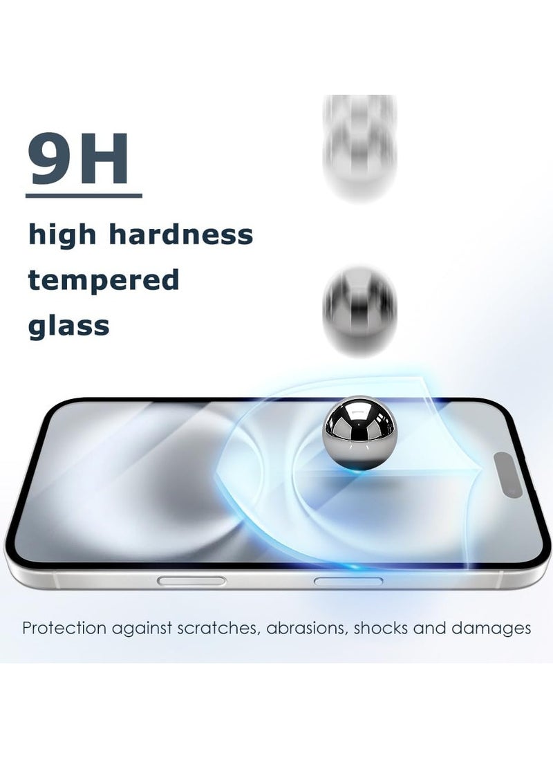 Generic - 1 Pack for iPhone 16 Screen Protector [Support Fingerprint Unlock], High definition transparent anti-scratch, no bubbles, easy to install - Image 1