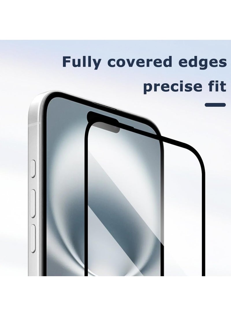 Generic - 1 Pack for iPhone 16 Screen Protector [Support Fingerprint Unlock], High definition transparent anti-scratch, no bubbles, easy to install - Image 1