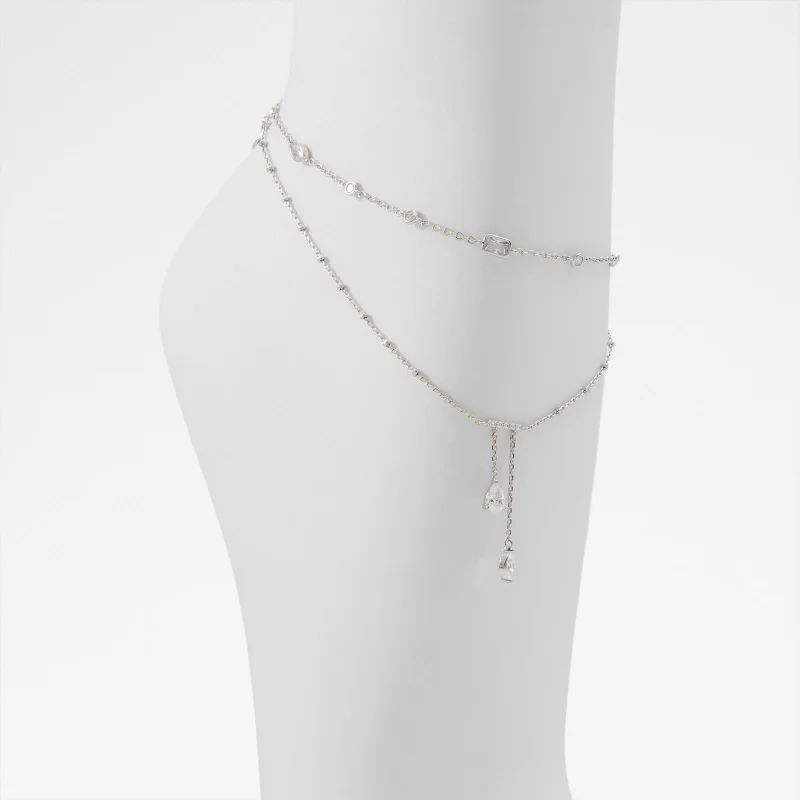 الدو OURA Silver-Tone Layered Anklet