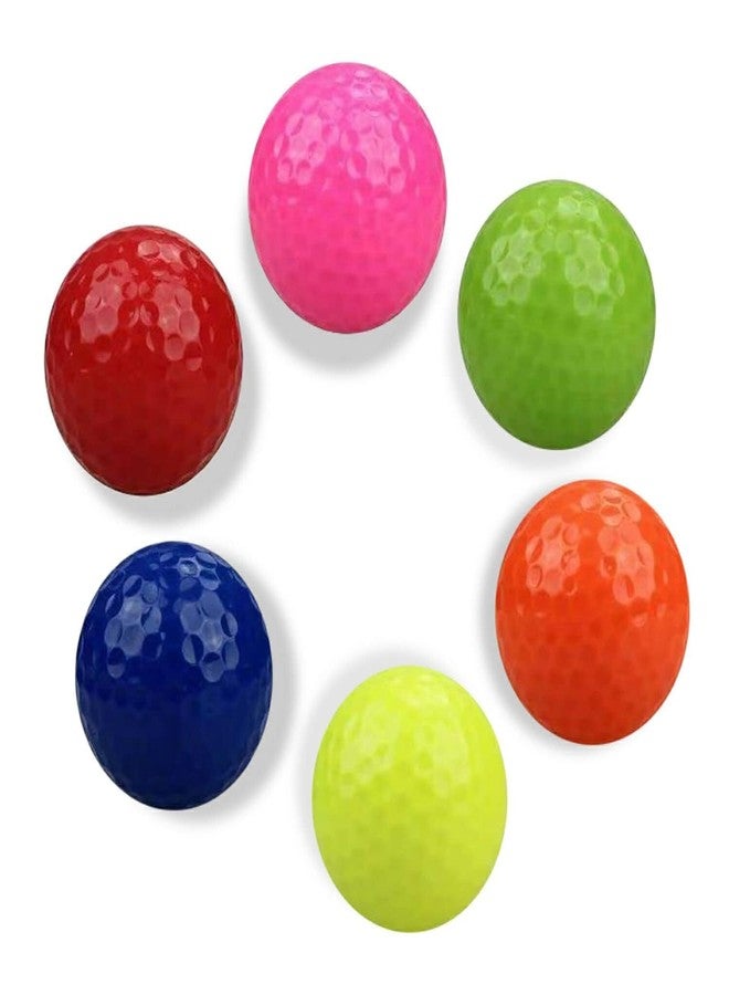 Xwejek Colored Golf Balls 8pcs Practice Mini Balls for Golf,Novelty Bright Miniature Ball Fun Set for All Golfer Indoor&Outdoor Putting - Image 2