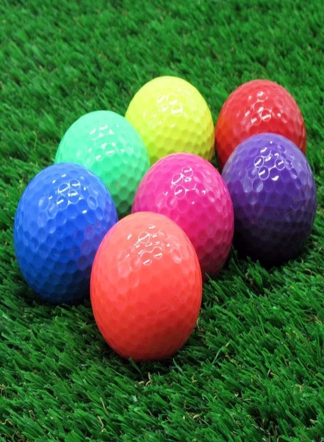 Xwejek Colored Golf Balls 8pcs Practice Mini Balls for Golf,Novelty Bright Miniature Ball Fun Set for All Golfer Indoor&Outdoor Putting - Image 5