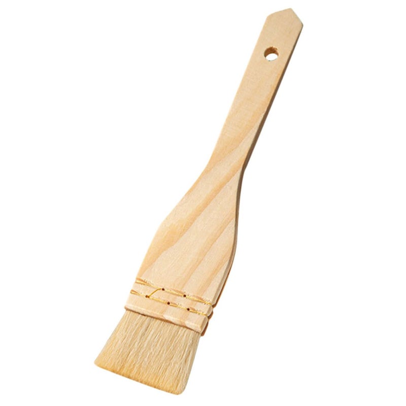 Wool Basting Brush for BBQ Grill and Baking Soft Bristles for Oil and Marinade Kitchen Tool - Image 2