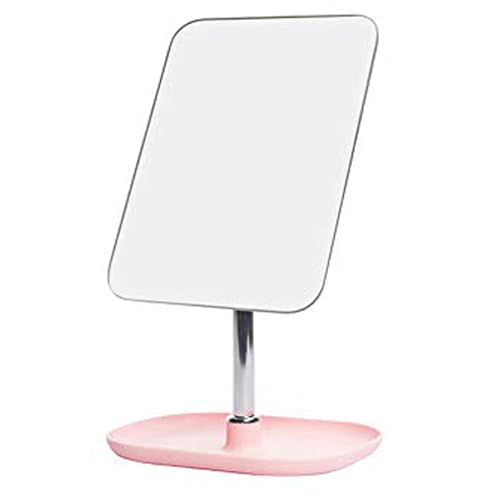 SIBY Tabletop Shaving Mirror With Small Disk Stand For Women | Portable Vanity Mirror For Makeup | Cosmetic Desktop Standing Mirror For Travel, Room Décor, Beauty Gifts(1Pc, Multi) - Image 1