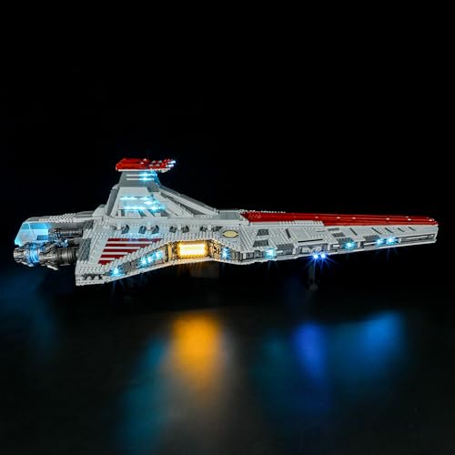 BRIKSMAX Led Lighting Kit for LEGO-75367 Venator-Class Republic Attack Cruiser - Compatible with Lego Star Wars Building Set- Not Include Lego Set - Image 3