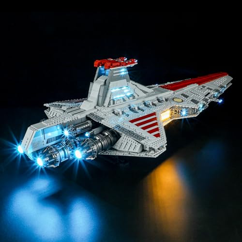 BRIKSMAX Led Lighting Kit for LEGO-75367 Venator-Class Republic Attack Cruiser - Compatible with Lego Star Wars Building Set- Not Include Lego Set - Image 2