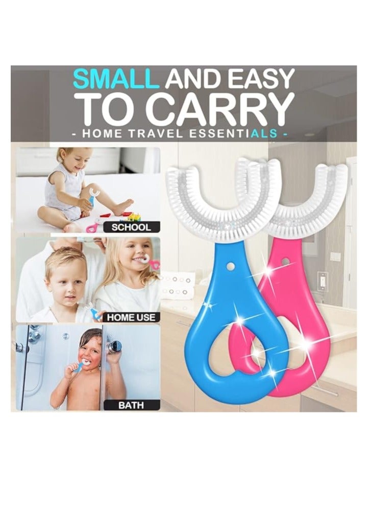 Baby U-Shaped Soft Silicone Toothbrush 360° Oral Teeth Cleaning For Age 2-6 Years  - Image 5