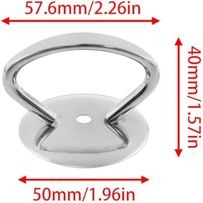 كاست ويف عبوة من 2 مقبض بديل لغطاء وعاء عالمي من الفولاذ المقاوم للصدأ مع براغي وغسالات سيليكون، ملحق متين لأواني الطهي سهل التركيب - Image 3