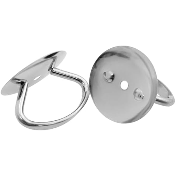 كاست ويف عبوة من 2 مقبض بديل لغطاء وعاء عالمي من الفولاذ المقاوم للصدأ مع براغي وغسالات سيليكون، ملحق متين لأواني الطهي سهل التركيب - Image 2