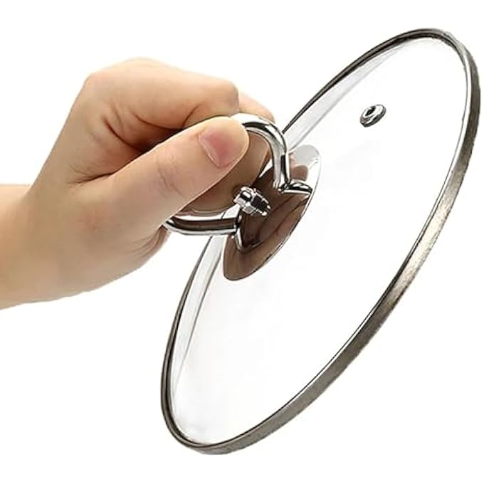 كاست ويف عبوة من 2 مقبض بديل لغطاء وعاء عالمي من الفولاذ المقاوم للصدأ مع براغي وغسالات سيليكون، ملحق متين لأواني الطهي سهل التركيب - Image 5