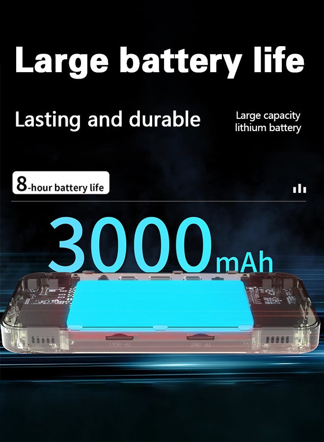  أمباون R36H وحدة ألعاب محمولة عتيقة بنظام لينكس مفتوح المصدر، مع معالج Cortex-A35، وذاكرة TF بسعة 128 جيجابايت تحتوي على أكثر من 30,000 لعبة كلاسيكية، شاشة IPS بحجم 3.5 بوصة، وحدة ألعاب كلاسيكية محمولة - أحمر - Image 2