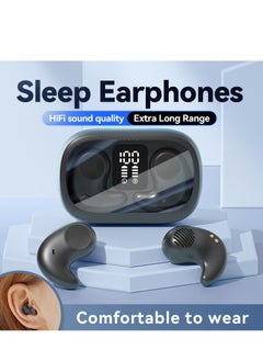 Sleep Bluetooth Earphones – Specially Designed for Side Sleeping, High-Quality TWS In-Ear Mini Earbuds. Air Conduction Wireless Bluetooth Headphones with Open-Ear Design for Comfortable, Pain-Free Long Wear During Sleep. 2025 New Invisible and Compact Model for Men and Women.
