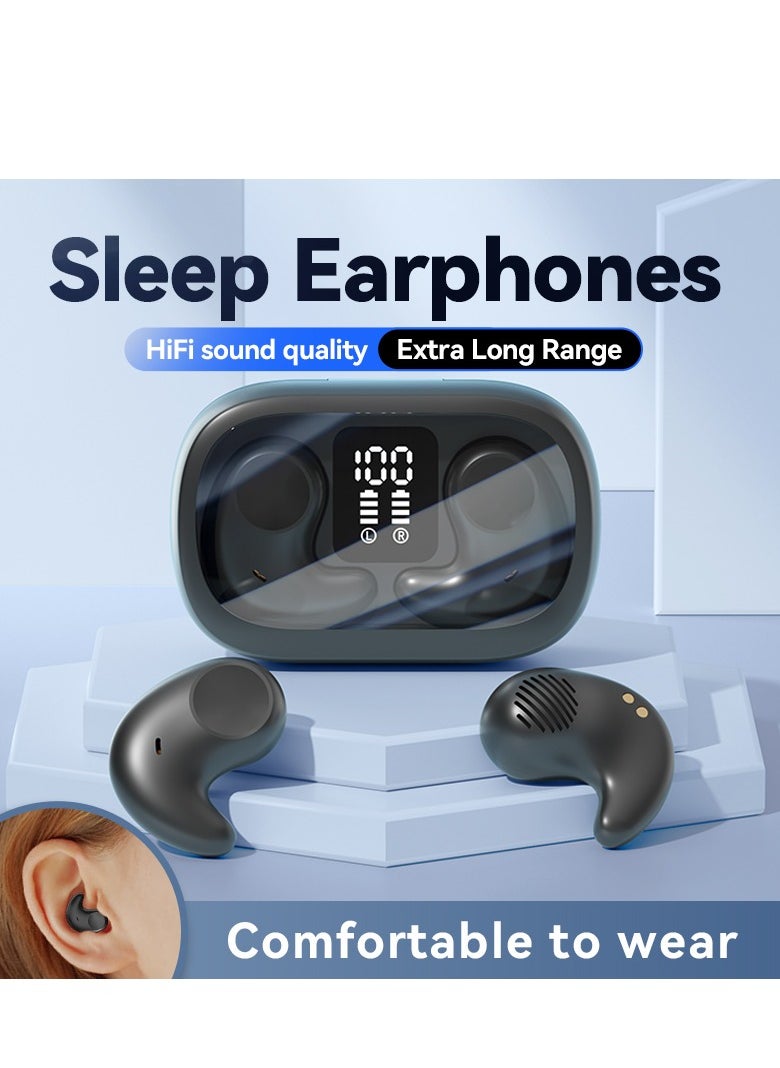 Generic - Sleep Bluetooth Earphones – Specially Designed for Side Sleeping, High-Quality TWS In-Ear Mini Earbuds. Air Conduction Wireless Bluetooth Headphones with Open-Ear Design for Comfortable, Pain-Free Long Wear During Sleep. 2025 New Invisible and Compact Model for Men and Women. - Image 1
