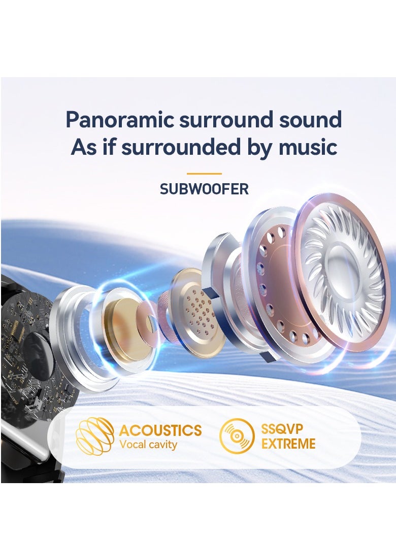 Generic - Sleep Bluetooth Earphones – Specially Designed for Side Sleeping, High-Quality TWS In-Ear Mini Earbuds. Air Conduction Wireless Bluetooth Headphones with Open-Ear Design for Comfortable, Pain-Free Long Wear During Sleep. 2025 New Invisible and Compact Model for Men and Women. - Image 1