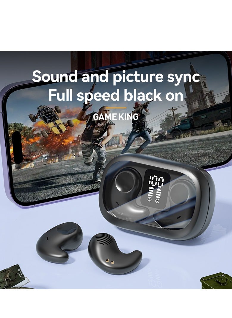 Generic - Sleep Bluetooth Earphones – Specially Designed for Side Sleeping, High-Quality TWS In-Ear Mini Earbuds. Air Conduction Wireless Bluetooth Headphones with Open-Ear Design for Comfortable, Pain-Free Long Wear During Sleep. 2025 New Invisible and Compact Model for Men and Women. - Image 1