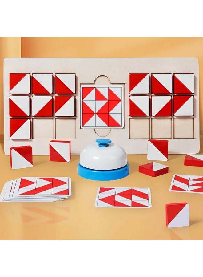 لعبة كتلة المعركة المزدوجة للاعبين لعبة تركيب تعليمية للتركيز والإبداع - Image 1