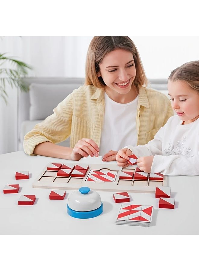 لعبة كتلة المعركة المزدوجة للاعبين لعبة تركيب تعليمية للتركيز والإبداع - Image 3