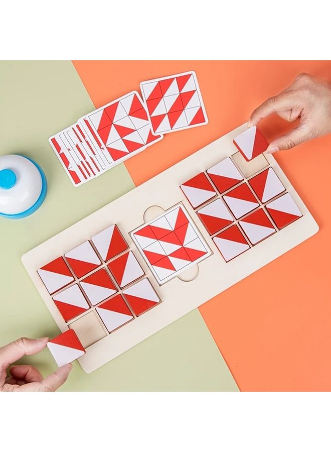 لعبة كتلة المعركة المزدوجة للاعبين لعبة تركيب تعليمية للتركيز والإبداع - Image 5