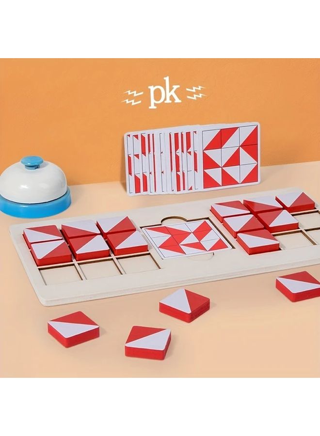 لعبة كتلة المعركة المزدوجة للاعبين لعبة تركيب تعليمية للتركيز والإبداع - Image 4