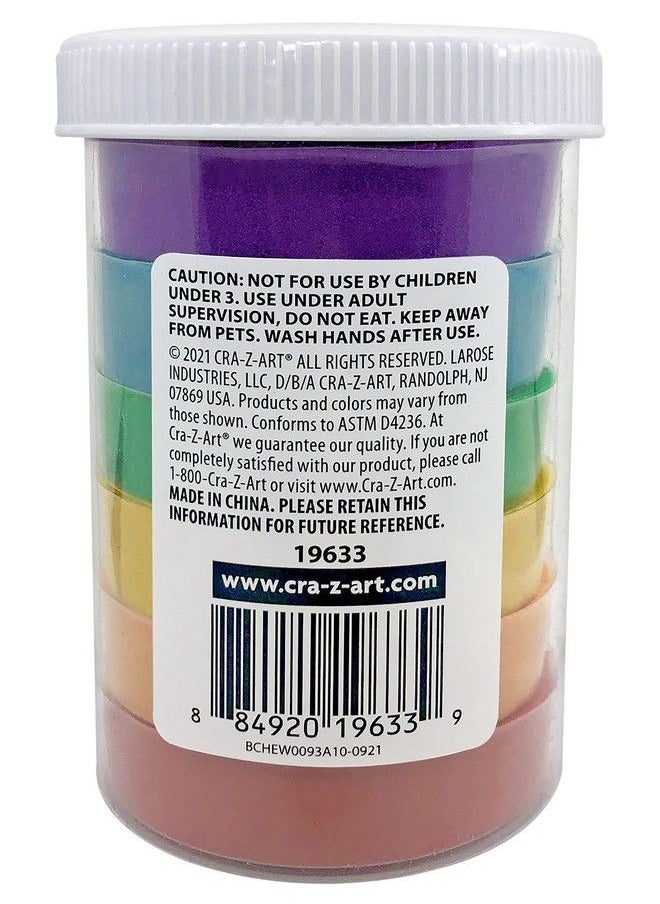 Cra-Z-Art - Cra Z Sand Rainbow Sand Jar With Bonus Surprise Tool Inside Shape Mold And Slice It Fun Sensory Toy For Ages 4 And Up - Image 1