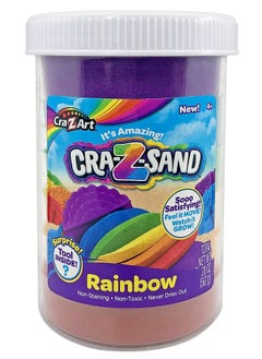 Cra-Z-Art Cra Z Sand Rainbow Sand Jar With Bonus Surprise Tool Inside Shape Mold And Slice It Fun Sensory Toy For Ages 4 And Up  - Image 2