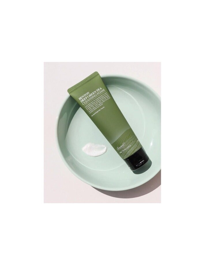 Benton Deep Green Tea Cleansing Foam 120g - Image 3