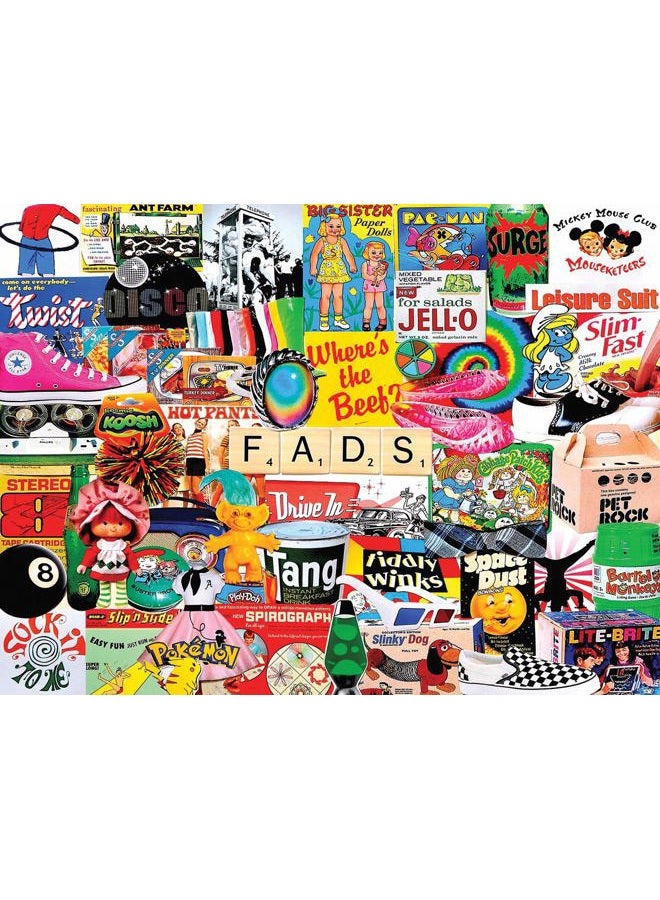 WHITE MOUNTAIN Puzzles Fads - 1000 Piece Jigsaw Puzzle - Image 1