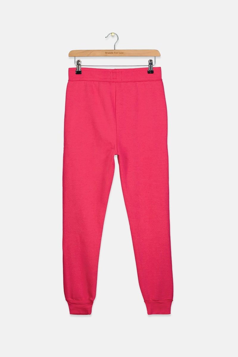 Bench Kid Girls Drawstring Side Pocket Jogger Pants, Pink - Image 2