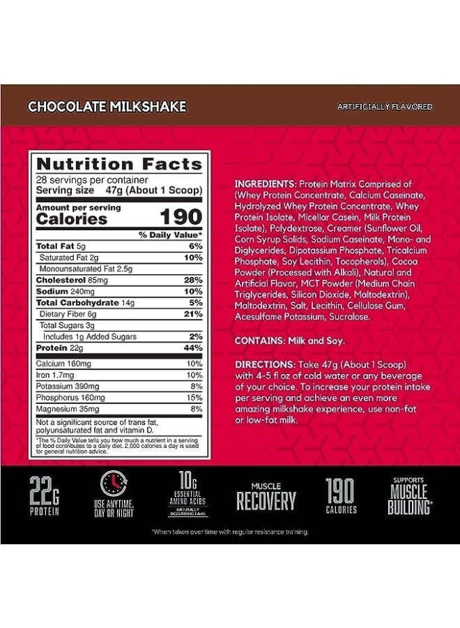 BSN Syntha-6 Ultra Premium Protein Matrix - Chocolate Milkshake - Image 2