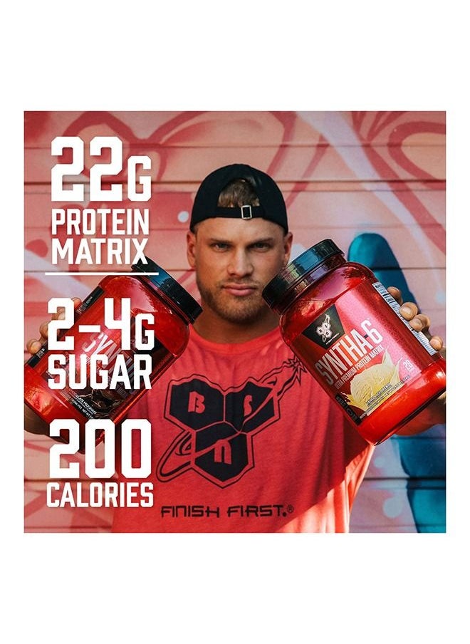 BSN - Syntha-6 Ultra Premium Protein Matrix, Whey Protein Powder, Micellar Casein, Milk Protein Isolate Powder - Chocolate Milkshake, 2.91 lbs, 28 Servings (1.32 KG) - Image 1