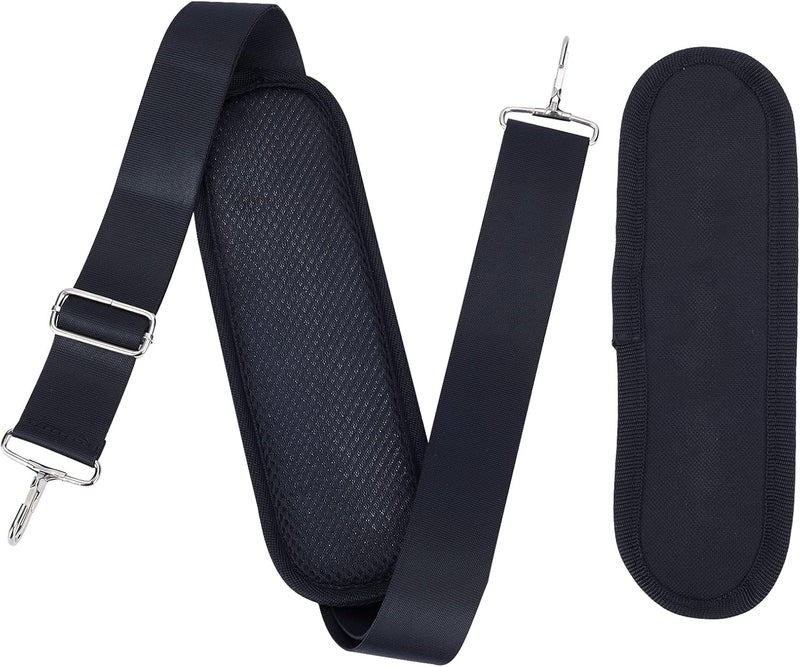 comfrt Shoulder Bag Strap with Pad, 33.4 Inch Adjustable Thick Universal Replacement Strap Laptop Crossbody Strap Padded Purse Strap for ger Bag Luggage Duffel Briefcase - Image 1