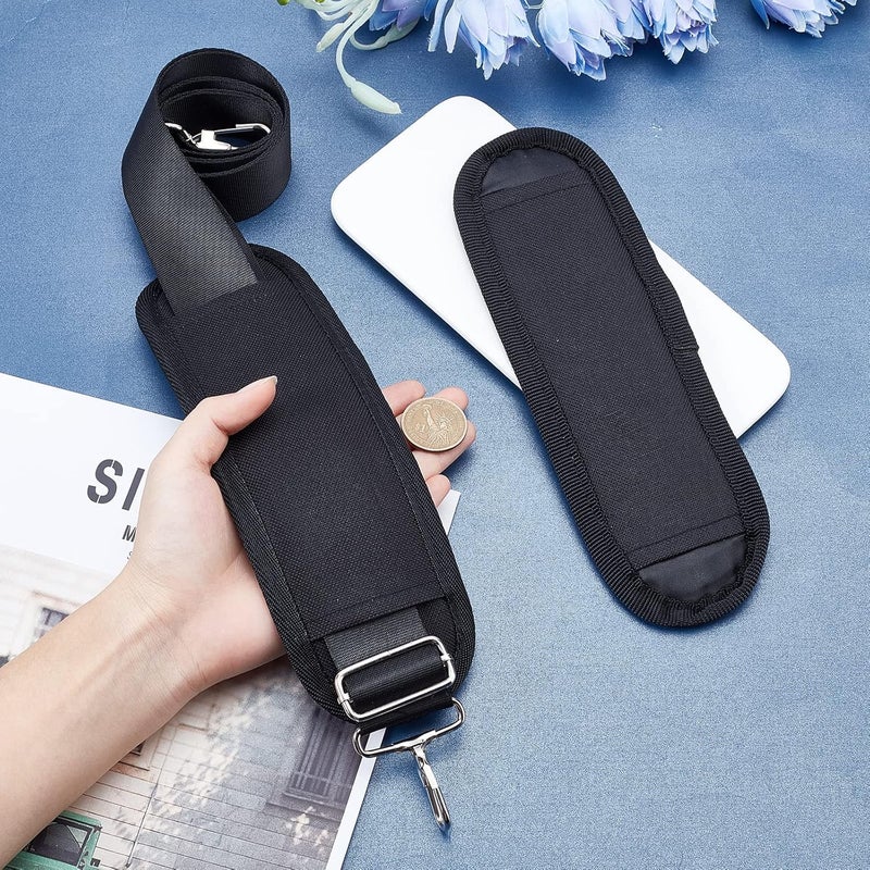 comfrt Shoulder Bag Strap with Pad, 33.4 Inch Adjustable Thick Universal Replacement Strap Laptop Crossbody Strap Padded Purse Strap for ger Bag Luggage Duffel Briefcase - Image 5