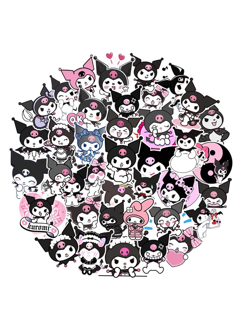 50-Piece Stickers Waterproof Cartoon Graffiti Stickers for Kids - Image 2