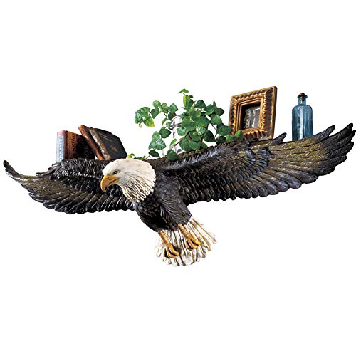 Collections Etc 3D Eagle Sculpted Wall Shelf Multi - Image 4