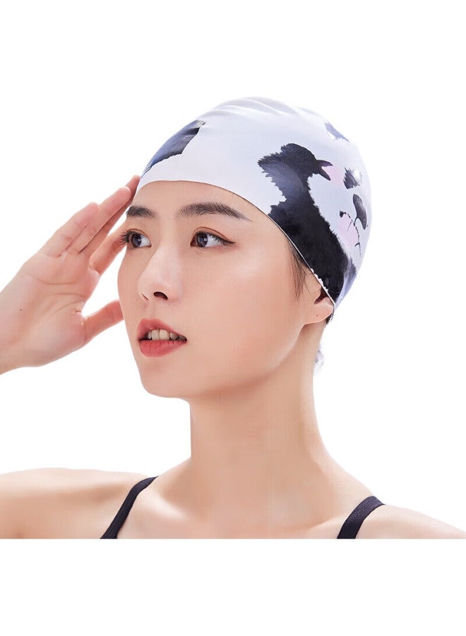 ZOKE Adult Silicone Swim Cap, Waterproof Ear Protection, Champion Style, Comfortable Fit, Swimming Cap 622603214-2 - Image 3