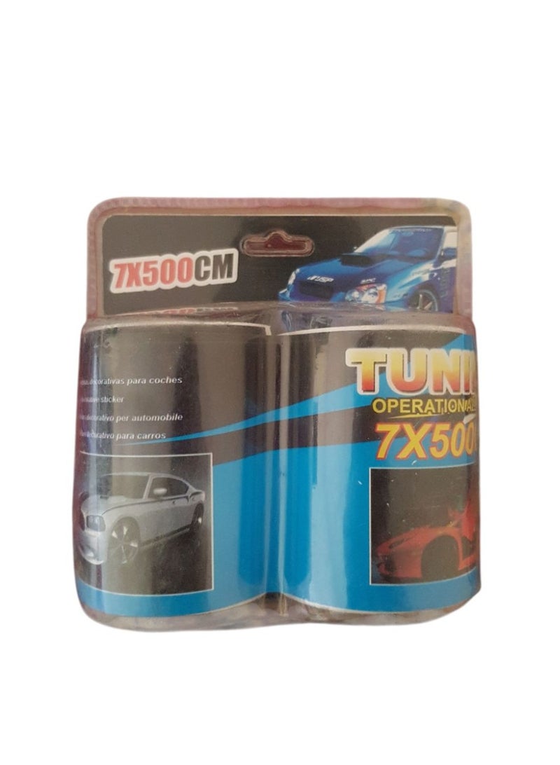 Versatile carbon fiber adhesive tape, 7cm wide x 5m long (2 rolls) - Image 1