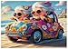 Lirches 1000pcs Happy Grandma Paper Puzzle Large Puzzle Toy Adult Game Gift Family Interactive Game Puzzle DIY Home Decoration Brain Challenge Gift - Image 2