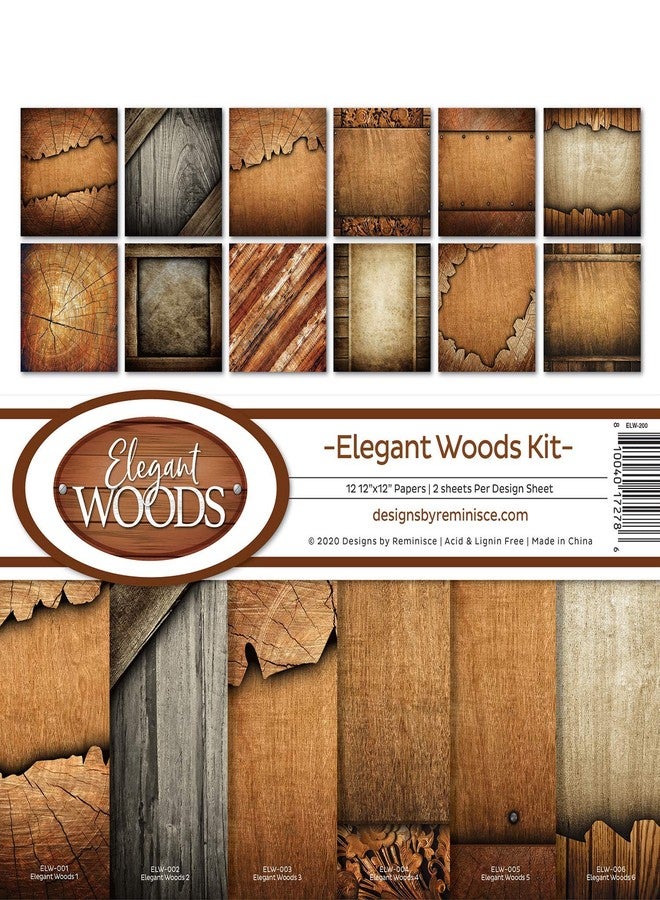 Reminisce Elegant Woods Scrapbook Collection Kit - Image 1