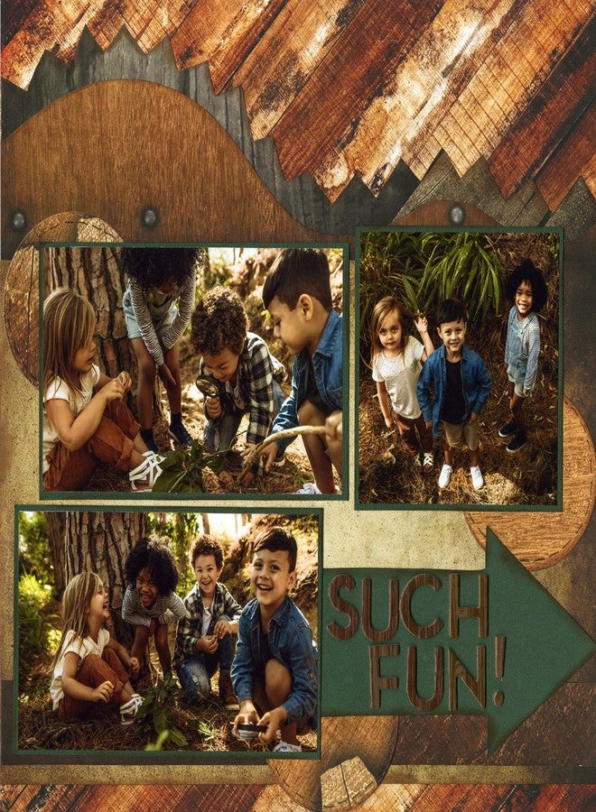 Reminisce Elegant Woods Scrapbook Collection Kit - Image 2