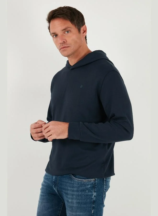 Buratti  Buratti Relaxed Fit Hooded Soft Texture Sweat Men's SWEAT 5901063 for Men | Best Price UAE