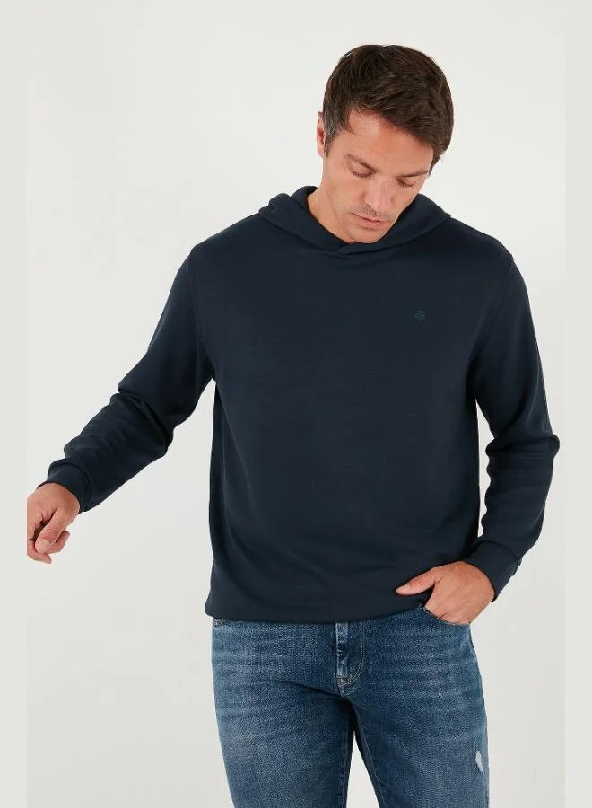 Buratti  Buratti Relaxed Fit Hooded Soft Texture Sweat Men's SWEAT 5901063 for Men | Best Price UAE