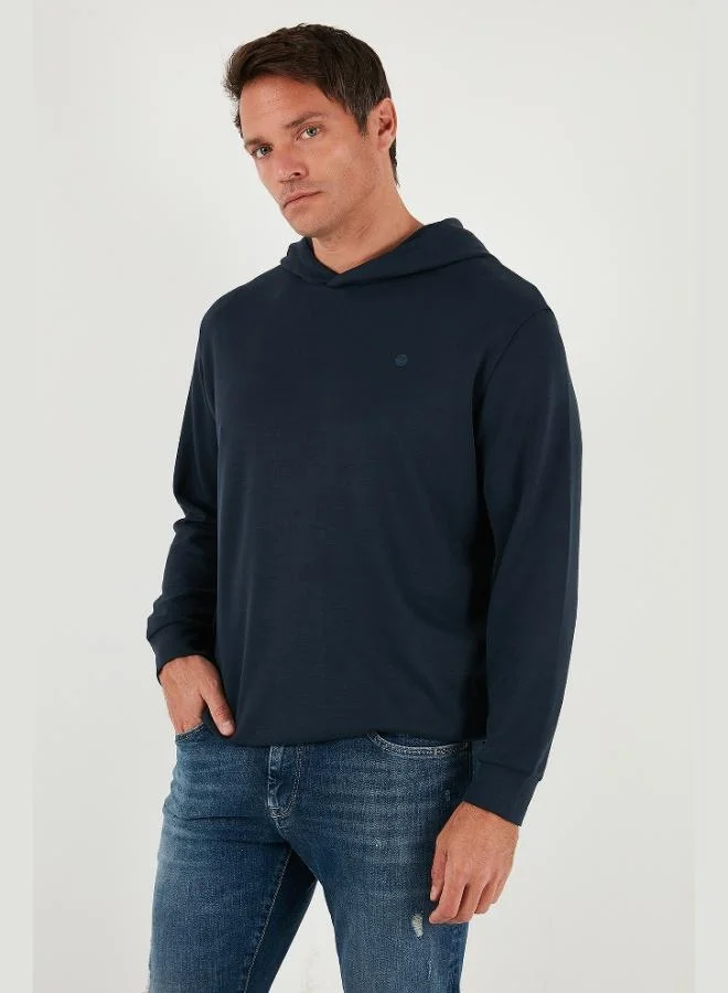Buratti  Buratti Relaxed Fit Hooded Soft Texture Sweat Men's SWEAT 5901063 for Men | Best Price UAE