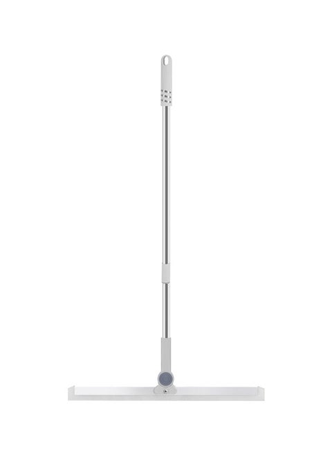 Magic Broom, Silicone Wiper with Retractable Stainless Steel Long Handle, Suitable for Cleaning Water Stains, Hair, Dust