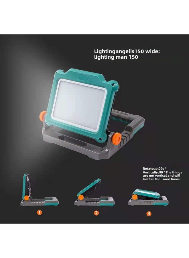Cordless Outdoor Floodlight Is Suitable For 18V Lithium Battery Of Makita Dewei Bosch Mivoki Baudobek Stanley-Power:Craftsman Horizontal Push Interface  - Image 2