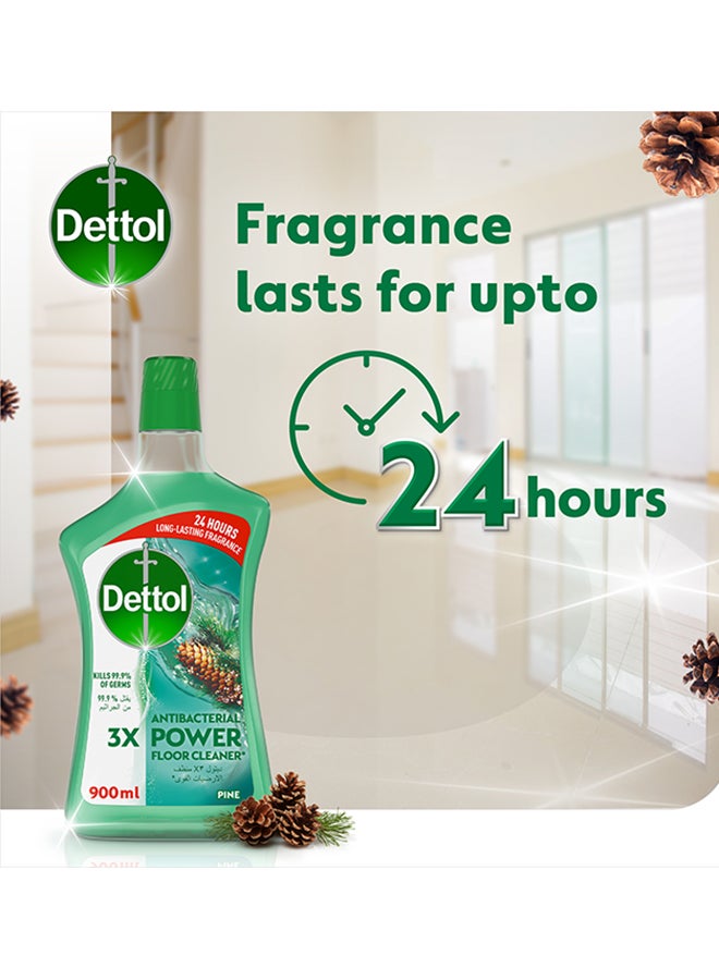 Dettol Pine Antibacterial Power Floor Cleaner Green 900ml - Image 5