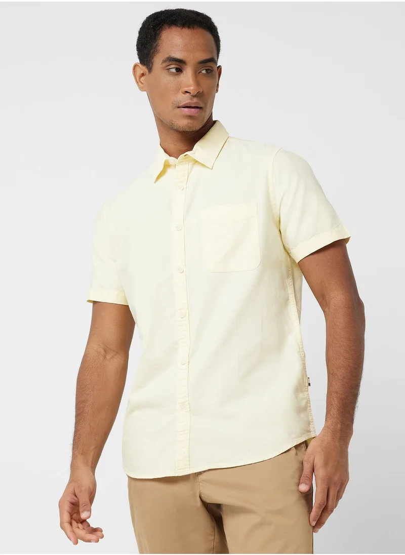 توماس سكوت Thomas Scott Classic Slim Fit Pure Cotton Casual Shirt