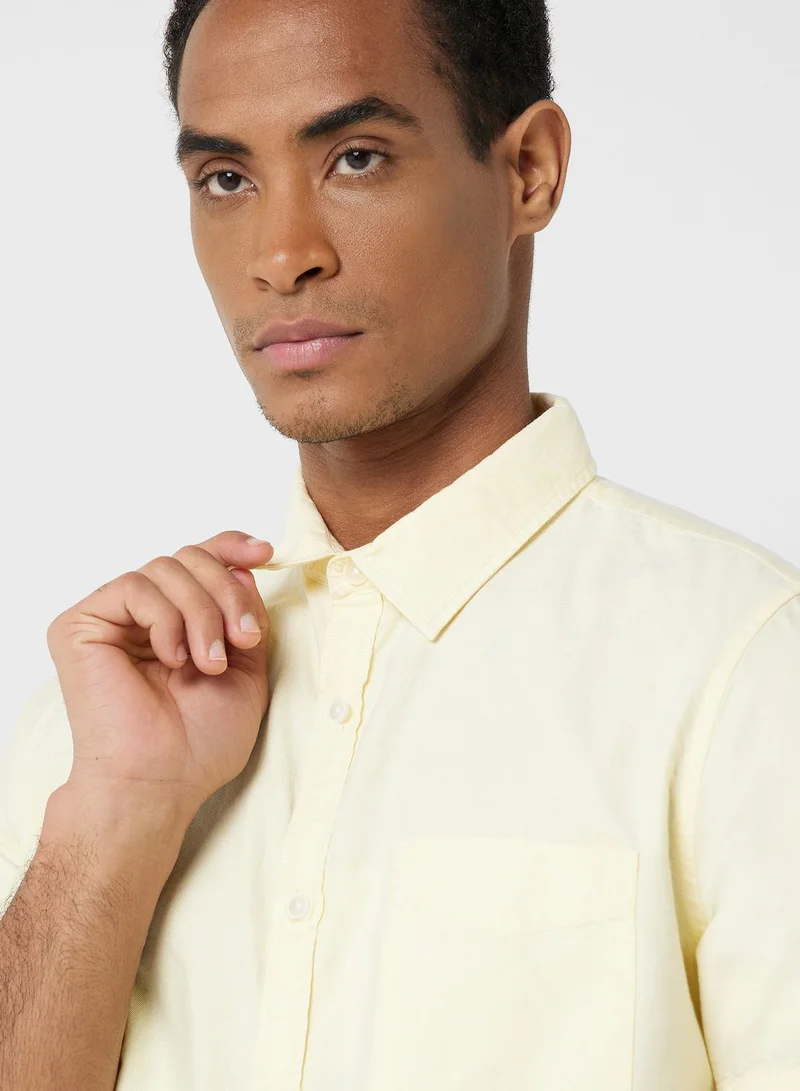 توماس سكوت Thomas Scott Classic Slim Fit Pure Cotton Casual Shirt
